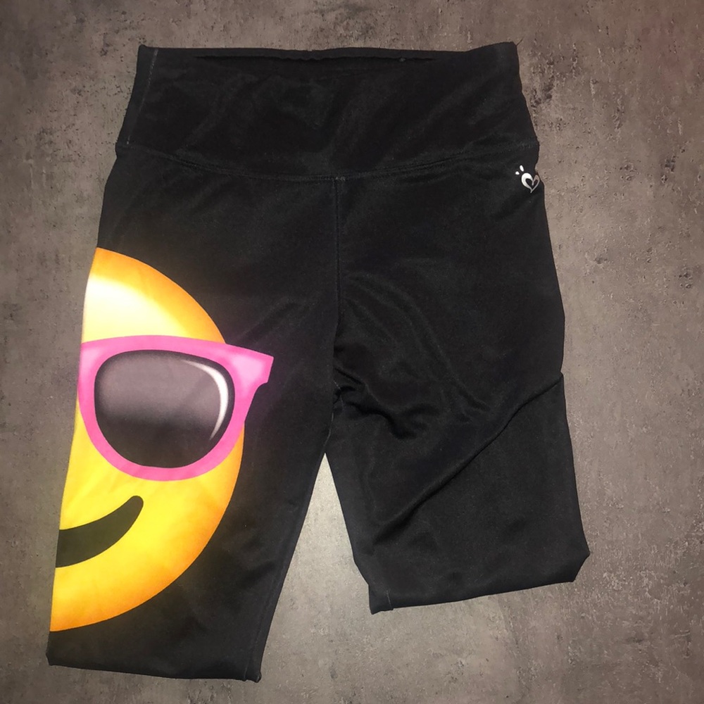 Justice Emoji Leggings size 10
